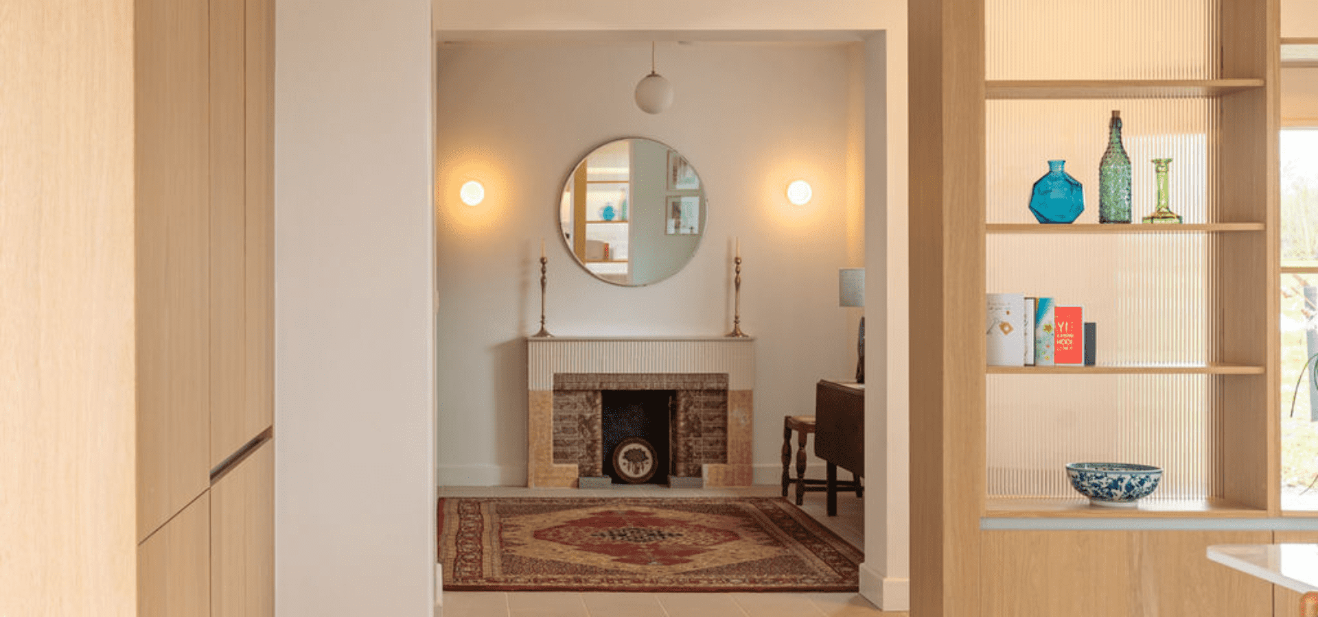 Contemporary Kitchen in Co. Roscommon – A Floating Kitchen in Natural Oak Gallery Image 5