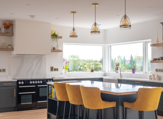 1._A More Open Approach to Classic Kitchen Design Classic Kitchen in Co. Galway – Hunter Green and Oak - Highlights 1