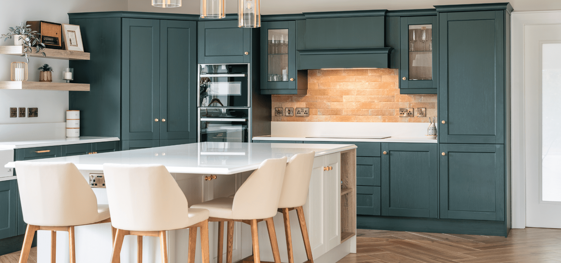 Classic Kitchen in Co. Roscommon – Bastille Evergreen and Taupe - Gallery Image 11