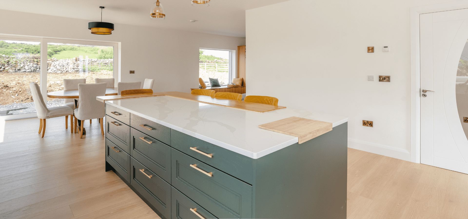 Classic Kitchen in Co. Galway – Hunter Green and Oak - Gallery Images 12