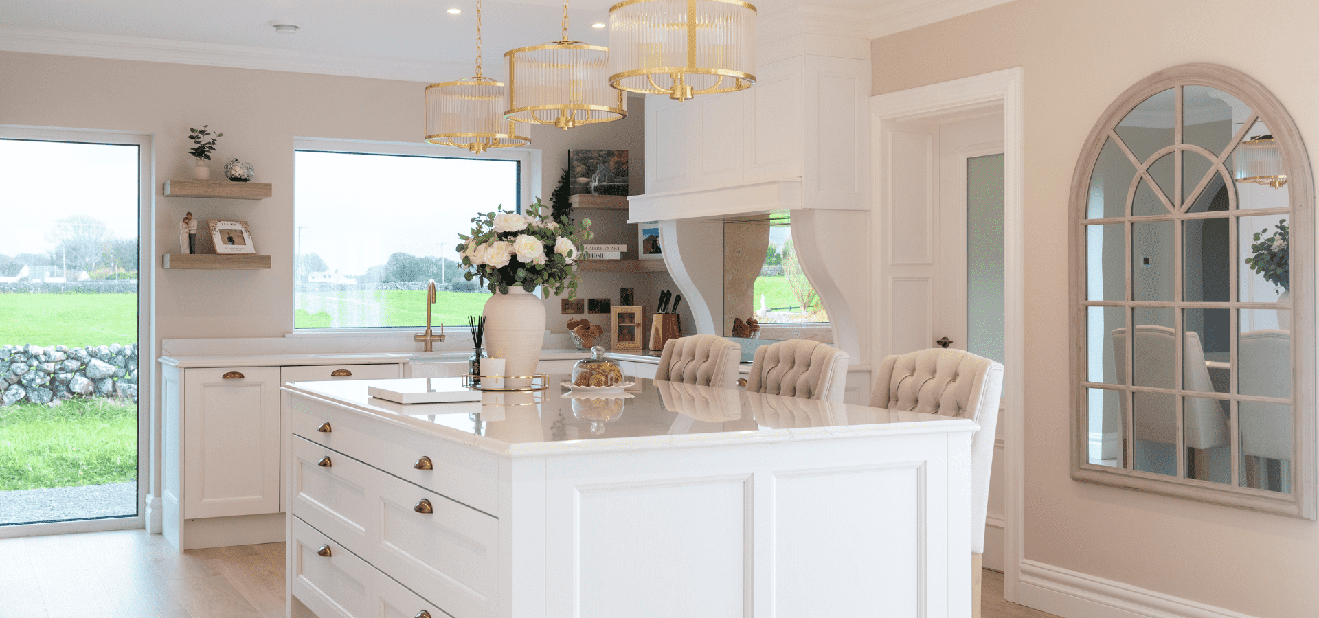 Classic Kitchen in Co. Mayo – Snow and Reed Green - Gallery Image 2