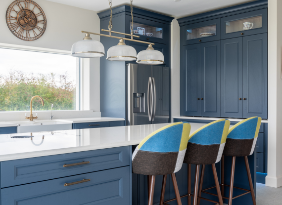2._Classic Design Meets Contemporary Functionality Classic Kitchen in Co. Galway – Aylesbury Midnight - Highlight Image 2