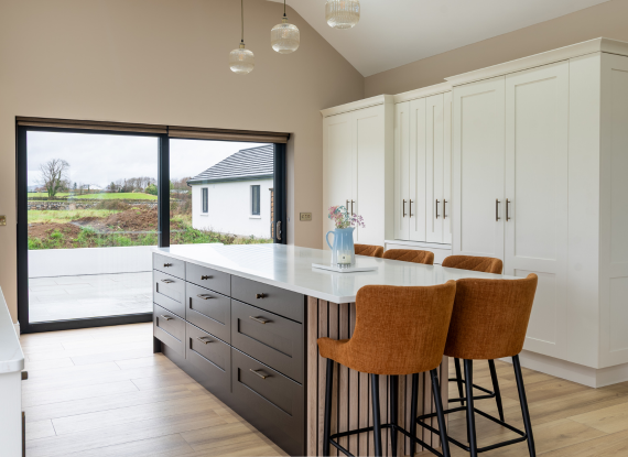 3._A Warmer Palette with Depth and Contrast Classic Kitchen in Co. Galway – Dove and Barista - A Warmer Palette with Depth and Contrast