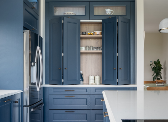 3._Smart Storage Hidden Throughout the Design Classic Kitchen in Co. Galway – Aylesbury Midnight - Highlight Image 3