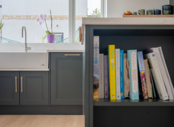 3._Traditional Features Updated for Modern Living Classic Kitchen in Co. Galway – Hunter Green and Oak - Highlights 3