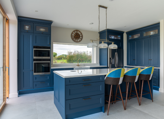 4._Layered Lighting That Adds Warmth Classic Kitchen in Co. Galway – Aylesbury Midnight - Highlight Image 4
