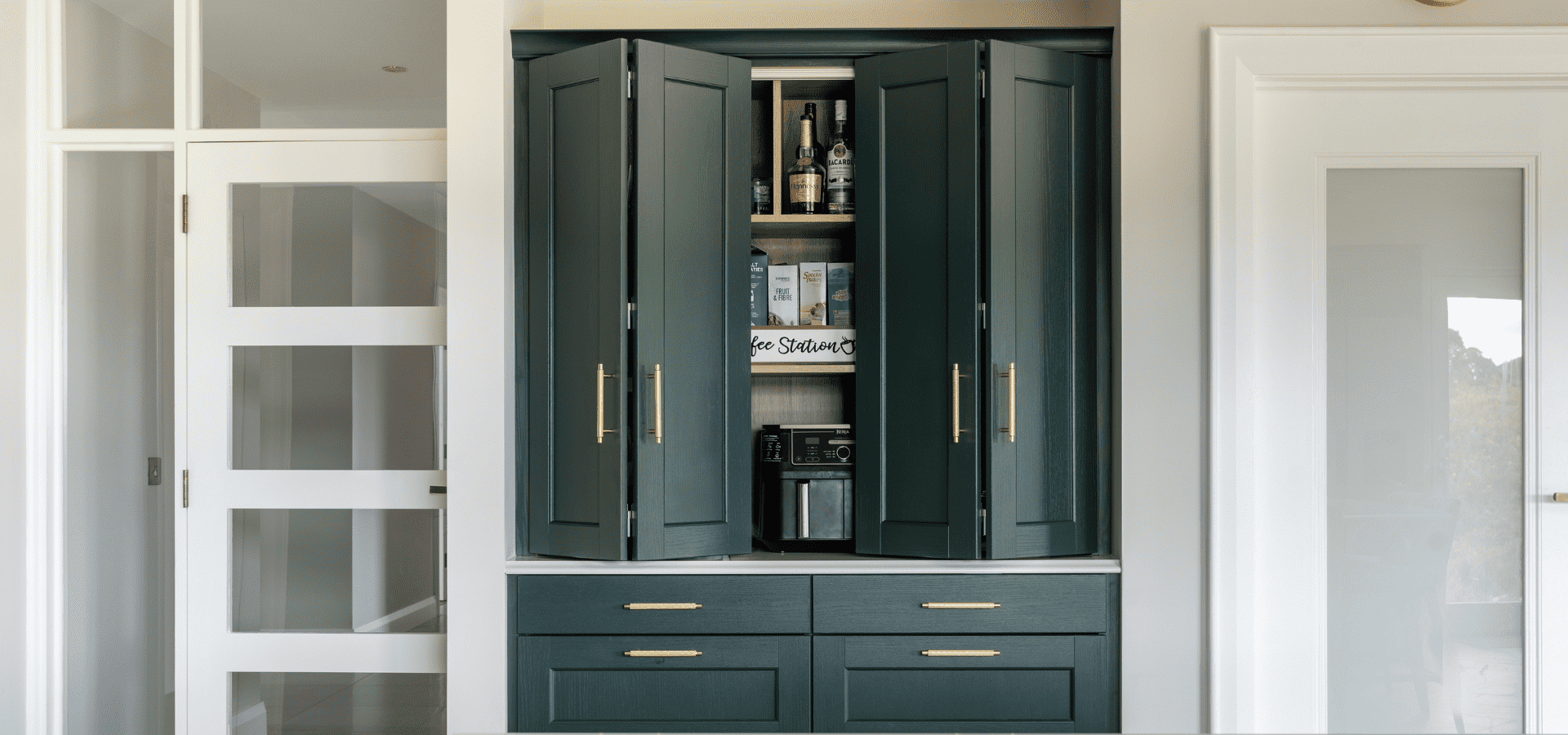 Classic Kitchen in Co. Roscommon – Bastille Evergreen and Taupe - Gallery Image 6