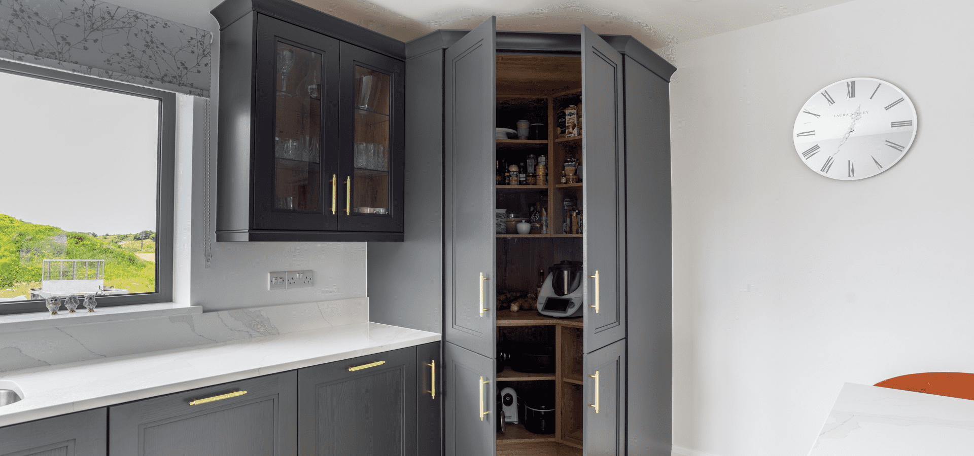 Classic Kitchen in Co. Mayo – Graphite and Gold - Gallery Image 6
