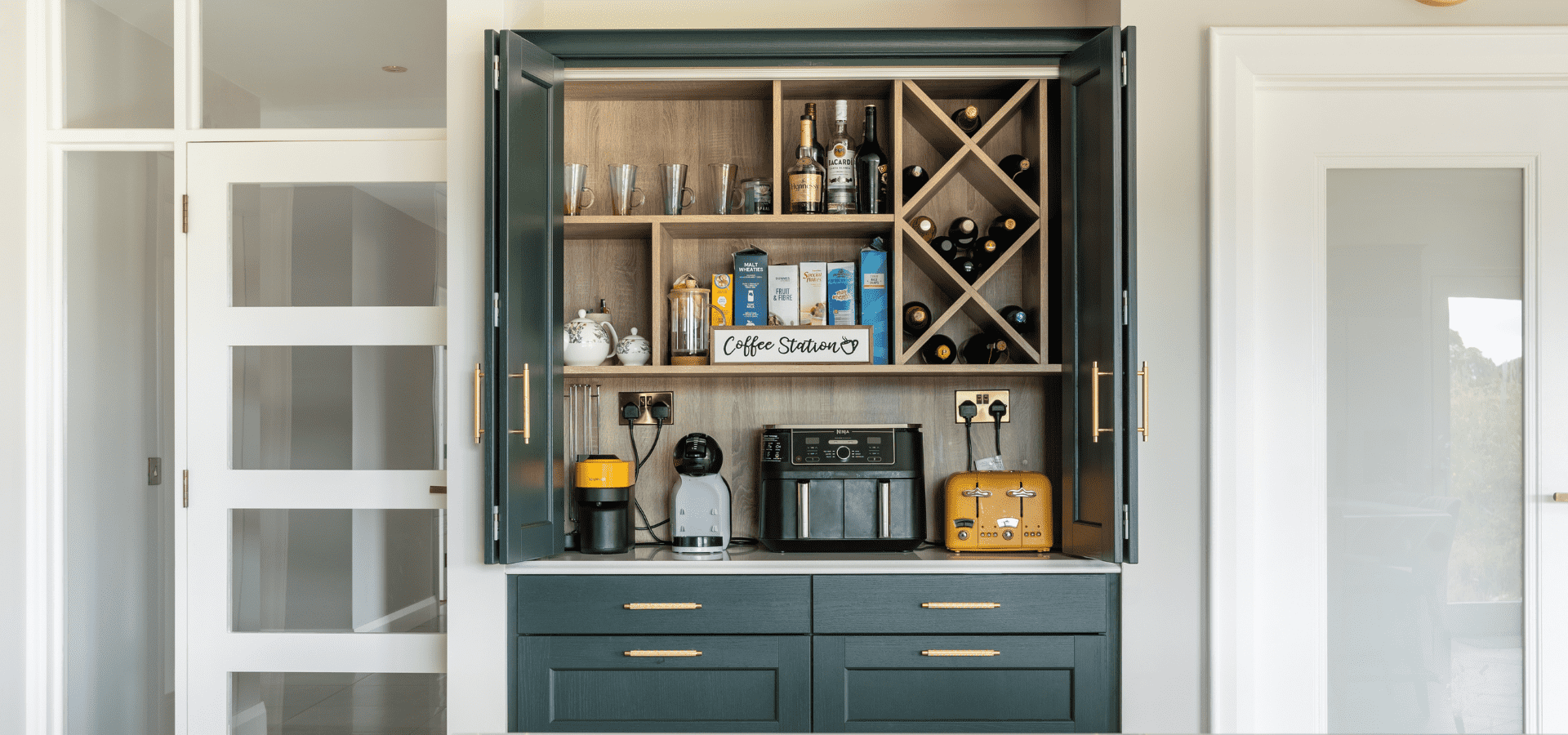 Classic Kitchen in Co. Roscommon – Bastille Evergreen and Taupe - Gallery Image 7