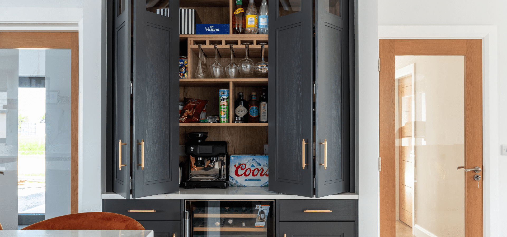 Classic Kitchen in Co. Mayo – Graphite and Gold - Gallery Image 9