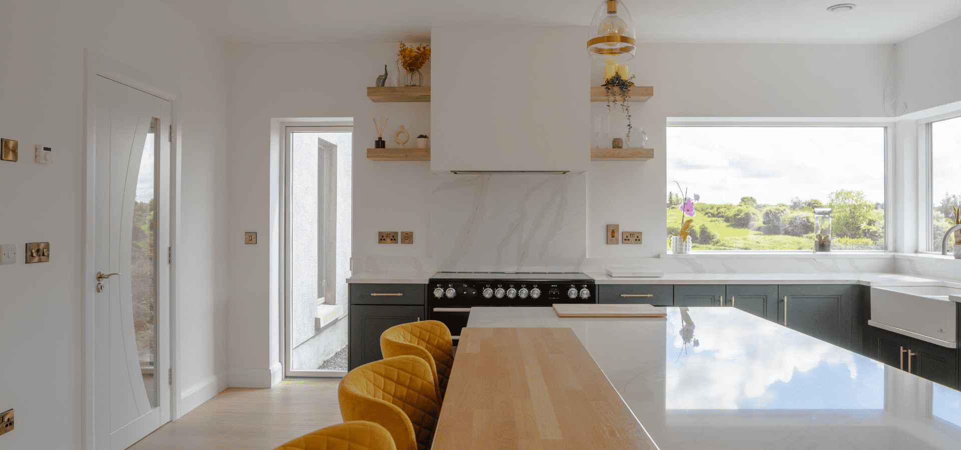 Classic Kitchen in Co. Galway – Hunter Green and Oak - Gallery Images 9