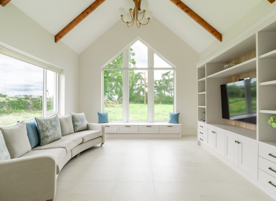 Living Spaces Connected Through Cabinetry - Classic Kitchen in Co. Tipperary – Dove and Midnight