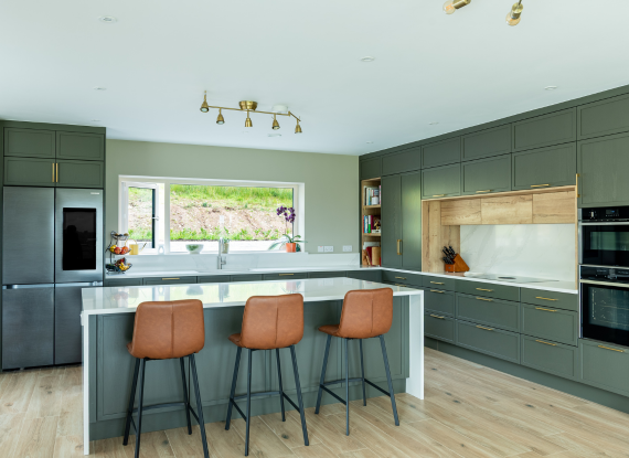 1. A Modern Take on Shaker Design Modern Slim-Shaker Kitchen in Co. Roscommon – Lyrath Hazel and Halifax Oak - Highlights image 1