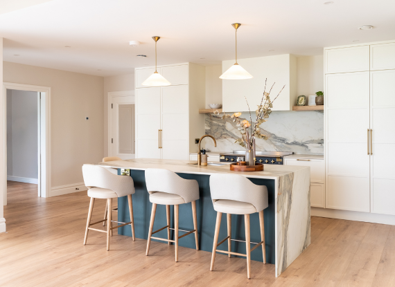 1. Modern Shaker Design Modern Shaker Kitchen in Co. Galway – Lyrath Porcelain and Hunter Green - Highlights Image 1
