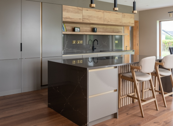 Contemporary Kitchen in Co. Tipperary – Solo Winter Wren and Halifax Oak - Highlight Image 2