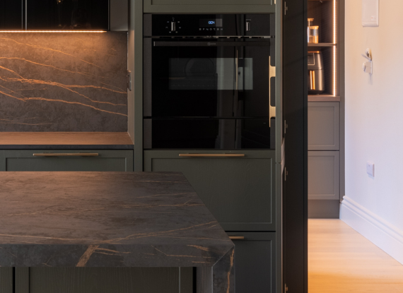 4. Storage Hidden in Plain Sight Modern Kitchen - Hazelwood and Dekton Laurent Kitchen in Dublin - Highlights Image 4