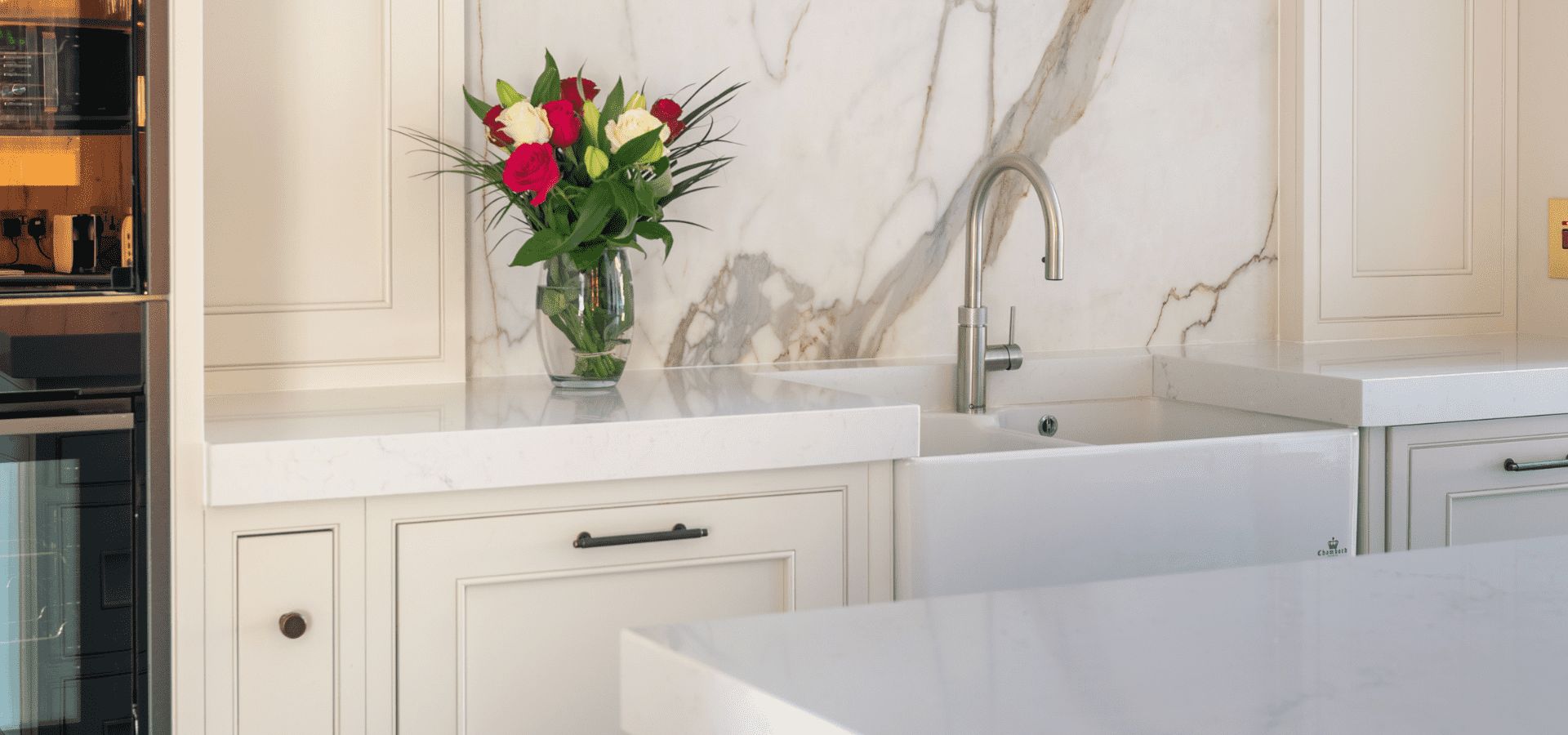 In-Frame Kitchen in Co. Dublin – Lawrence Shadow White - Gallery Image 11