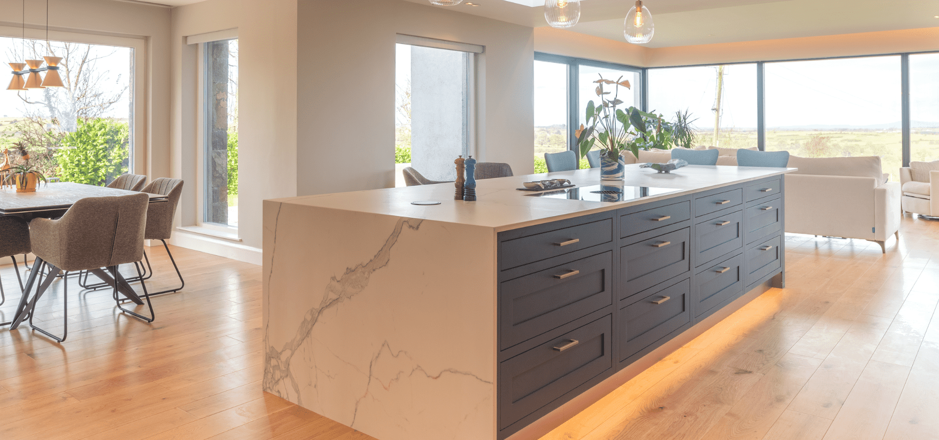 In-Frame Kitchen in Co. Roscommon – Jasper Parisian Blue - Gallery Image 11