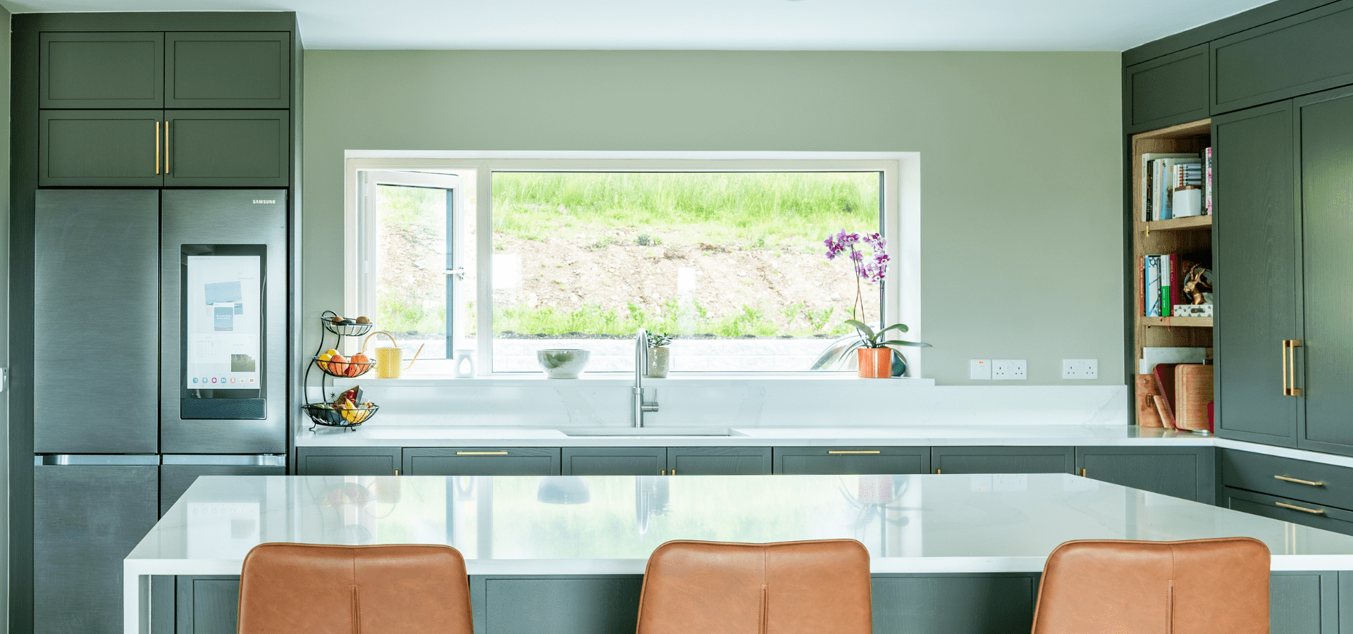 Modern Slim-Shaker Kitchen in Co. Roscommon – Lyrath Hazel and Halifax Oak - Gallery Image 13
