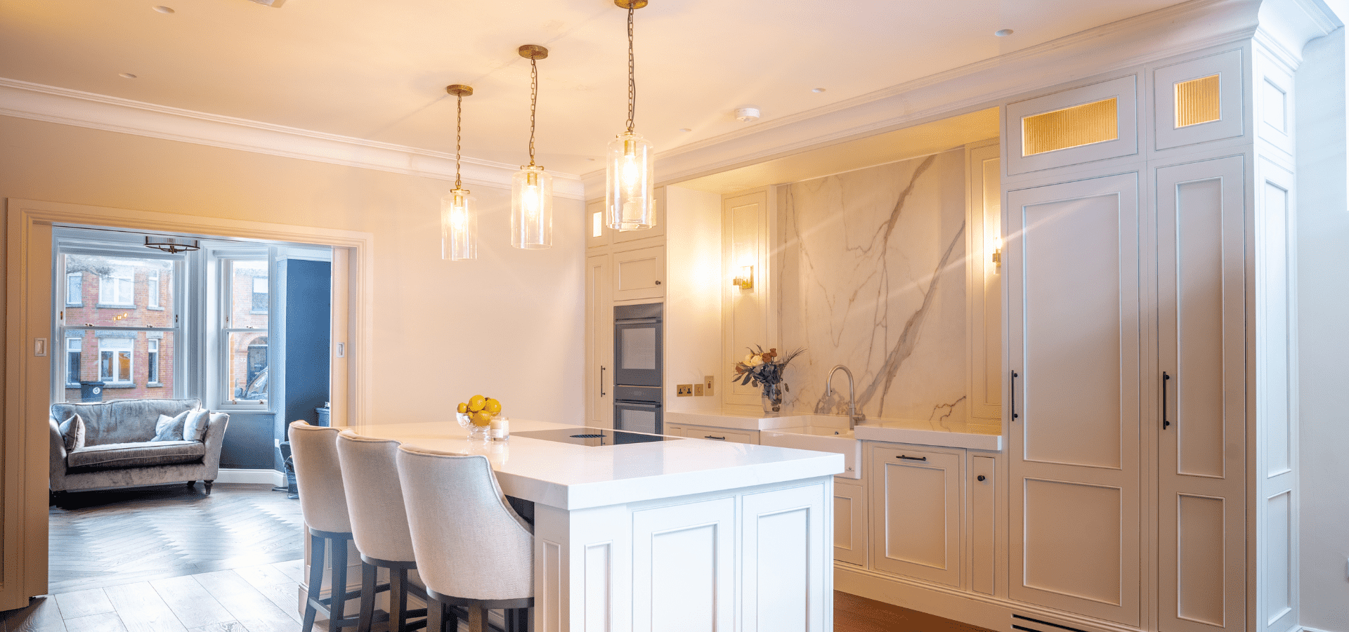 In-Frame Kitchen in Co. Dublin – Lawrence Shadow White - Gallery Image 15