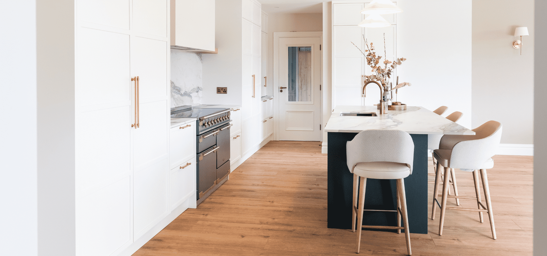 Modern Shaker Kitchen in Co. Galway – Lyrath Porcelain and Hunter Green - Gallery Image 16