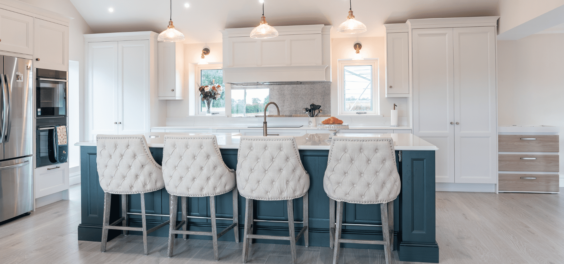 Classic Family Kitchen in Co. Roscommon – Aylesbury Latte & Evergreen - Image Gallery 17