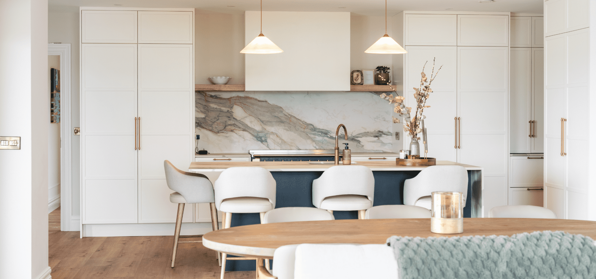 Modern Shaker Kitchen in Co. Galway – Lyrath Porcelain and Hunter Green - Gallery Image 18