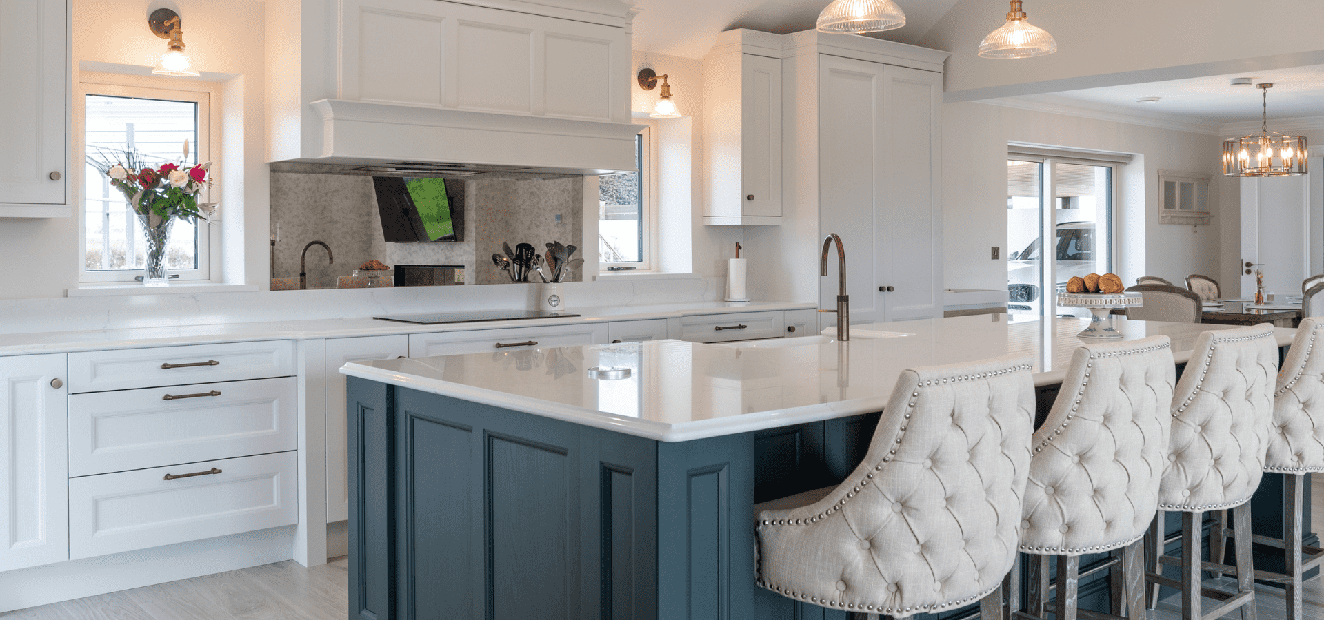 Classic Family Kitchen in Co. Roscommon – Aylesbury Latte & Evergreen - Image Gallery 2