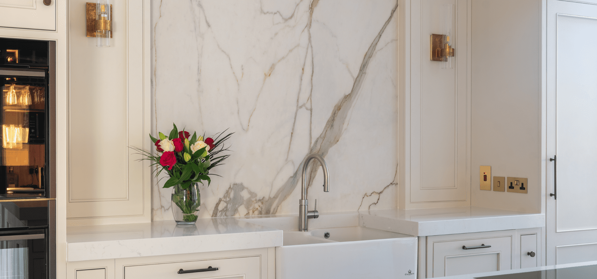 In-Frame Kitchen in Co. Dublin – Lawrence Shadow White - Gallery Image 4