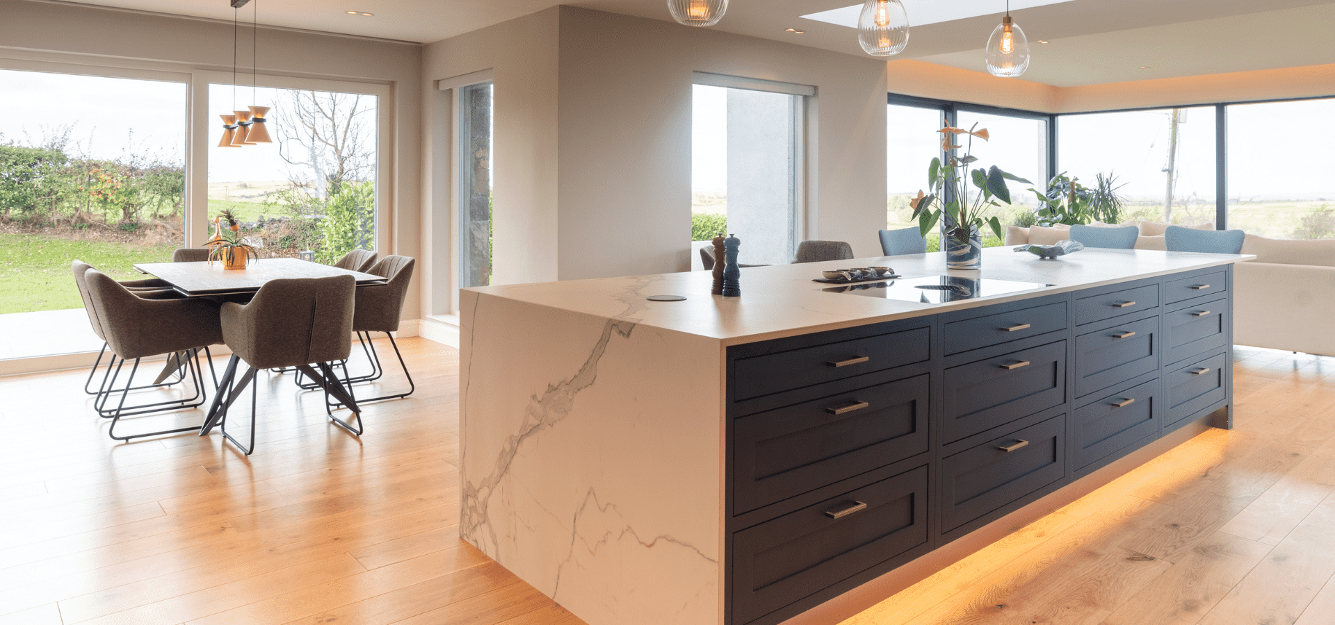 In-Frame Kitchen in Co. Roscommon – Jasper Parisian Blue - Gallery Image 4