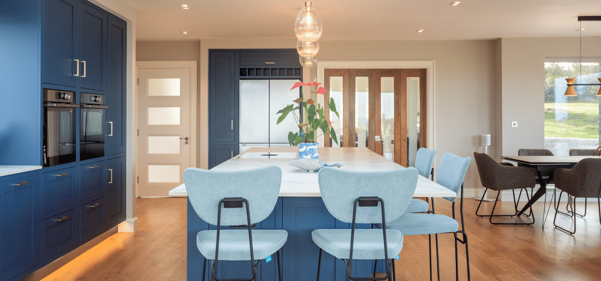 In-Frame Kitchen in Co. Roscommon – Jasper Parisian Blue - Gallery Image 5