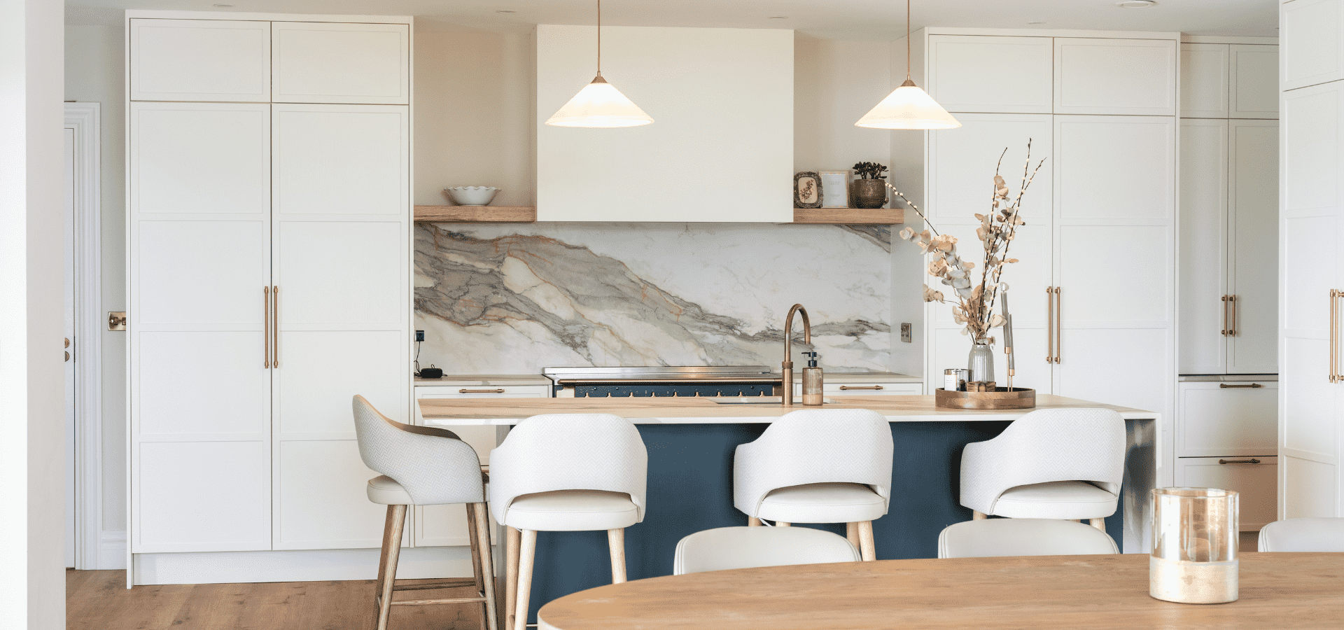 Modern Shaker Kitchen in Co. Galway – Lyrath Porcelain and Hunter Green - Gallery Image 5
