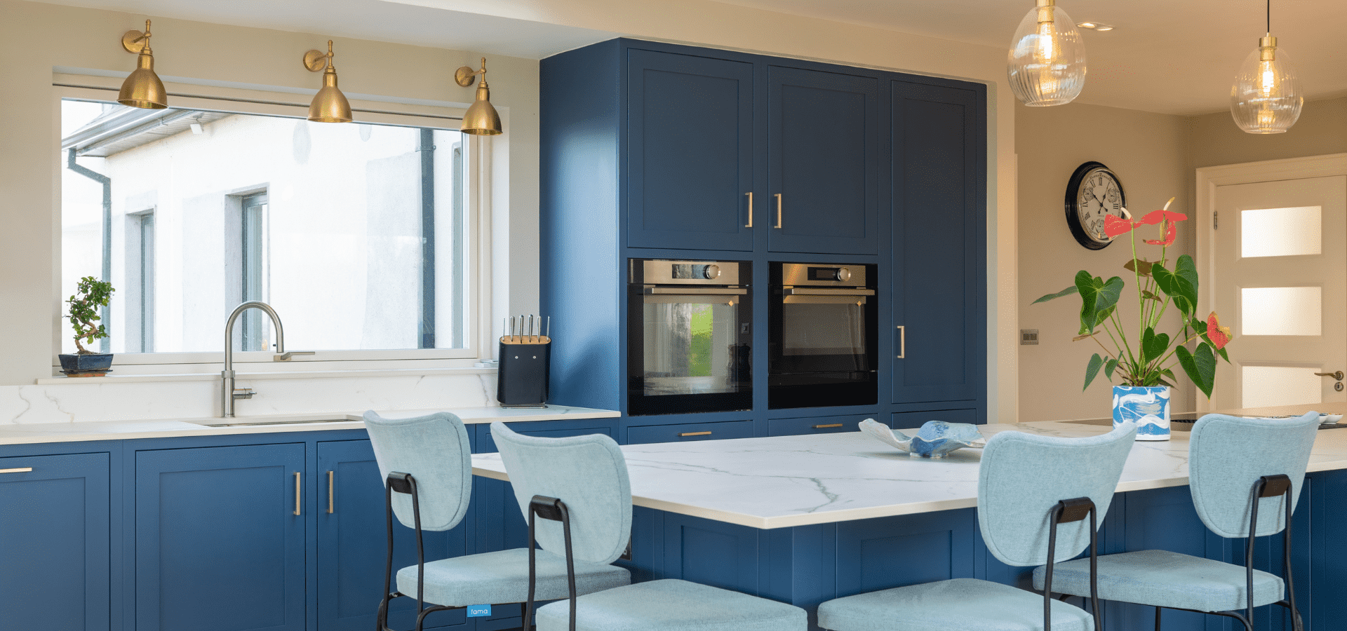In-Frame Kitchen in Co. Roscommon – Jasper Parisian Blue - Gallery Image 6