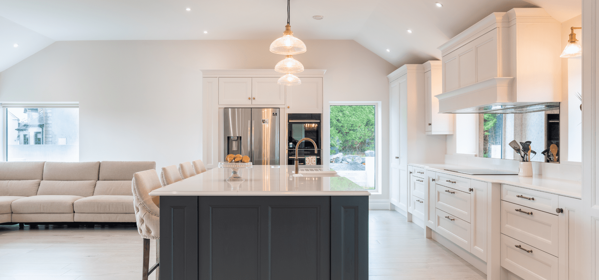 Classic Family Kitchen in Co. Roscommon – Aylesbury Latte & Evergreen - Image Gallery 6