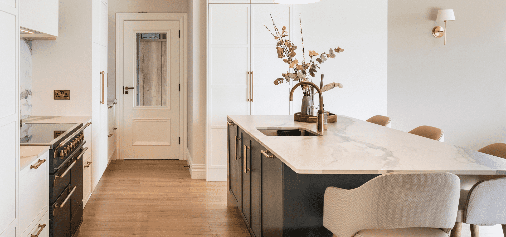 Modern Shaker Kitchen in Co. Galway – Lyrath Porcelain and Hunter Green - Gallery Image 6