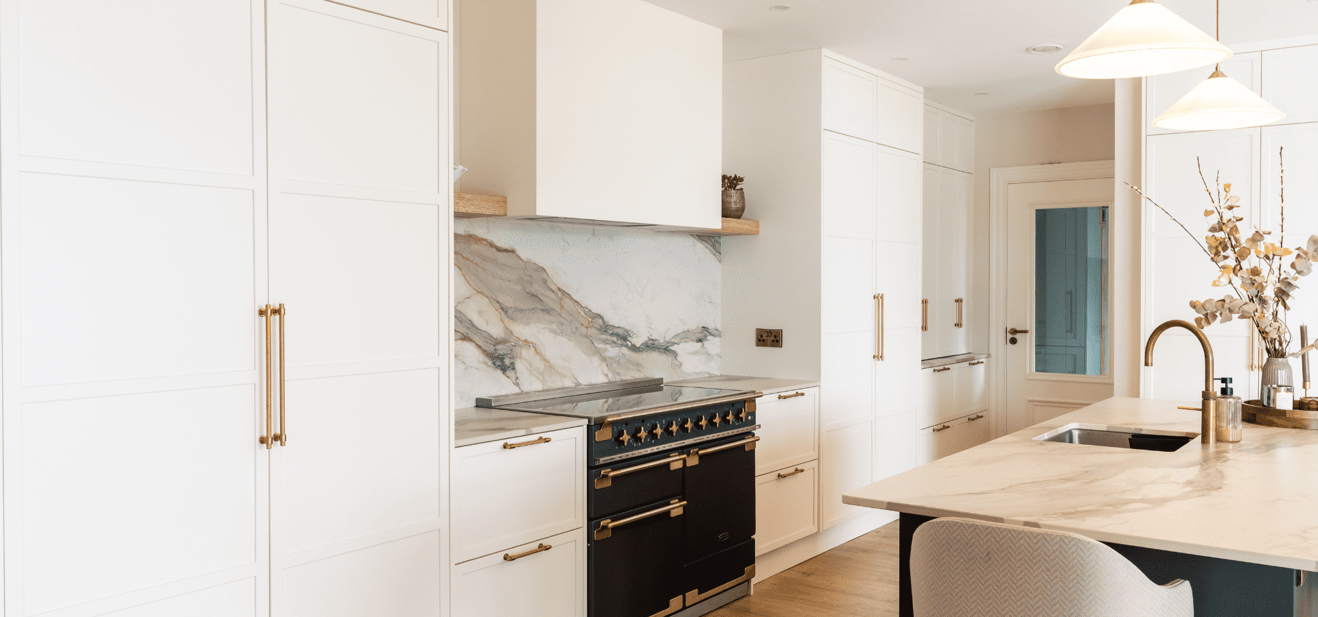 Modern Shaker Kitchen in Co. Galway – Lyrath Porcelain and Hunter Green - Gallery Image 9