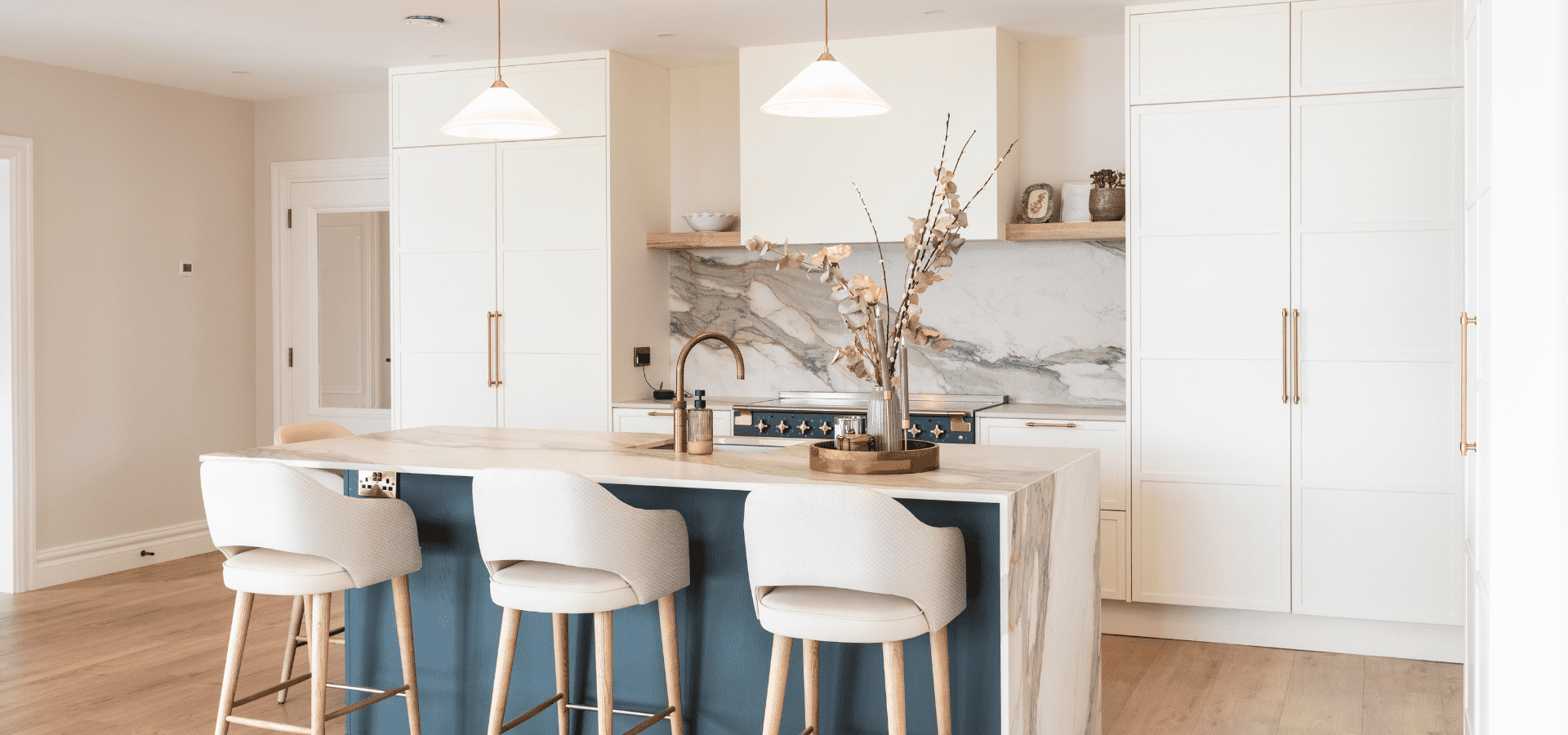 Modern Shaker Kitchen in Co. Galway – Lyrath Porcelain and Hunter Green - Gallery Image 12