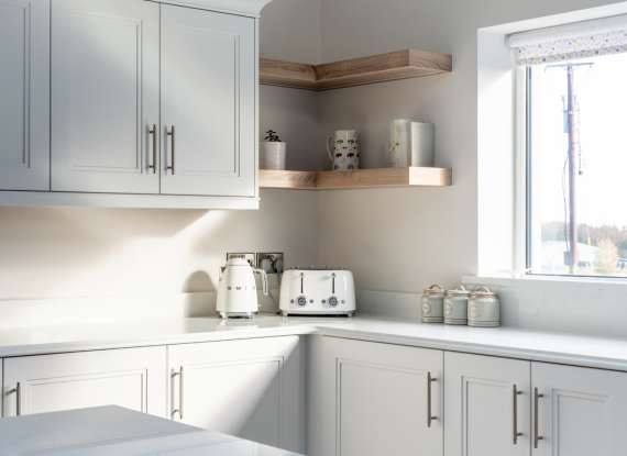 2. Knowing Where Not to Add Cabinetry Classic Kitchen - Lincoln - Latte and Harvard Highlights Image 2