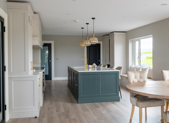 2._Anchored by Colour Classic Kitchen - Aylesbury - Powder and Hunter Green - Highlights Image 2
