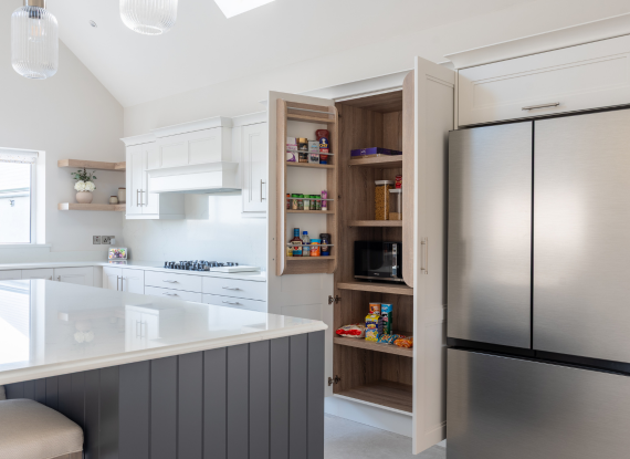 3. Storage Where It Matters Most Classic Kitchen - Lincoln - Latte and Harvard Highlights Image 3