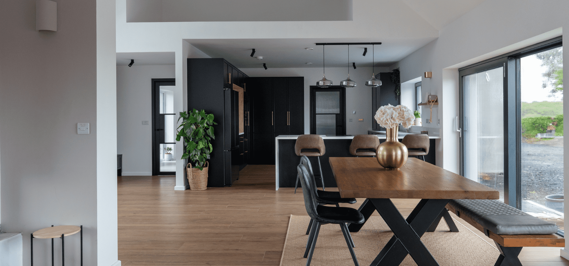 Modern Kitchen in Co. Galway – Lyrath - Noir & Calacatta Gold - Gallery Image 13