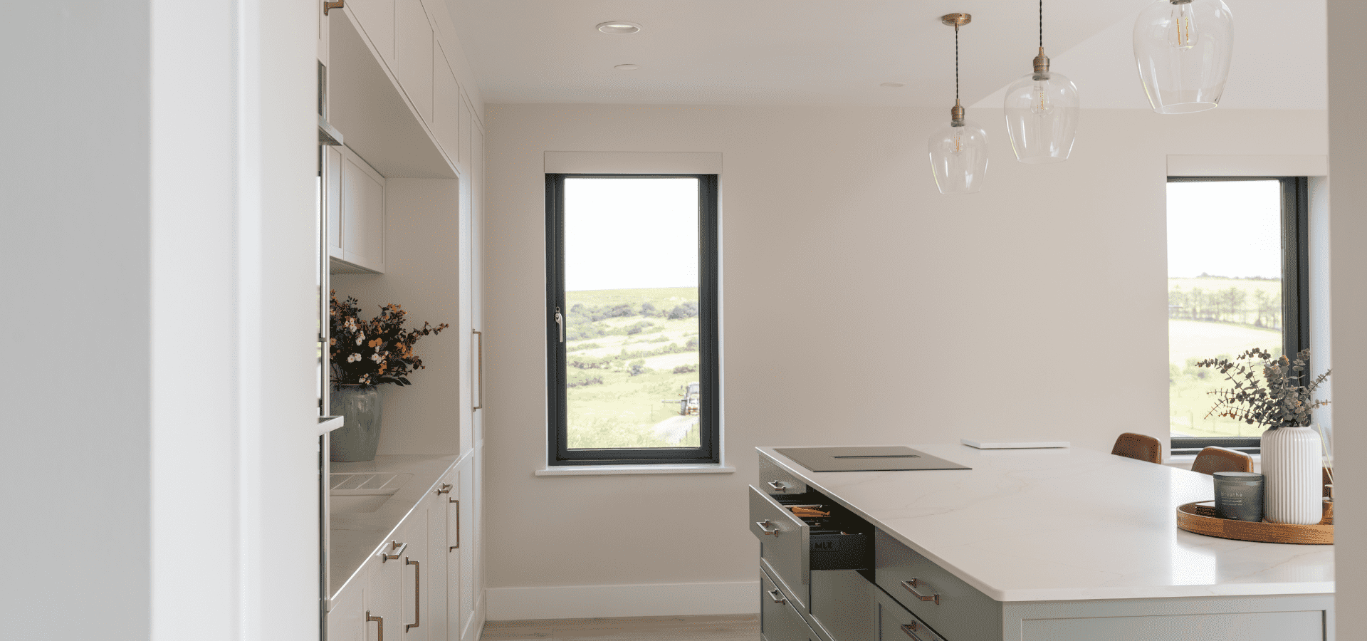 Modern Kitchen in Co. Mayo – Lyrath Latte & Green Mist - Gallery Image 6