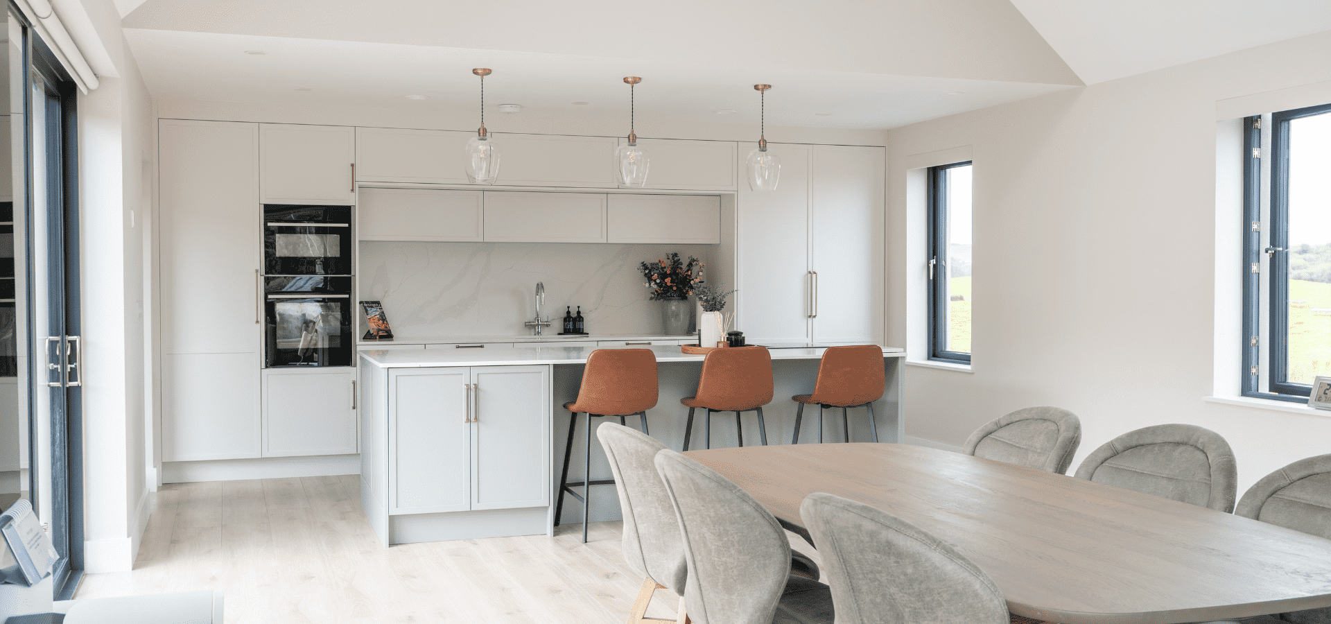 Modern Kitchen in Co. Mayo – Lyrath Latte & Green Mist - Gallery Image 9